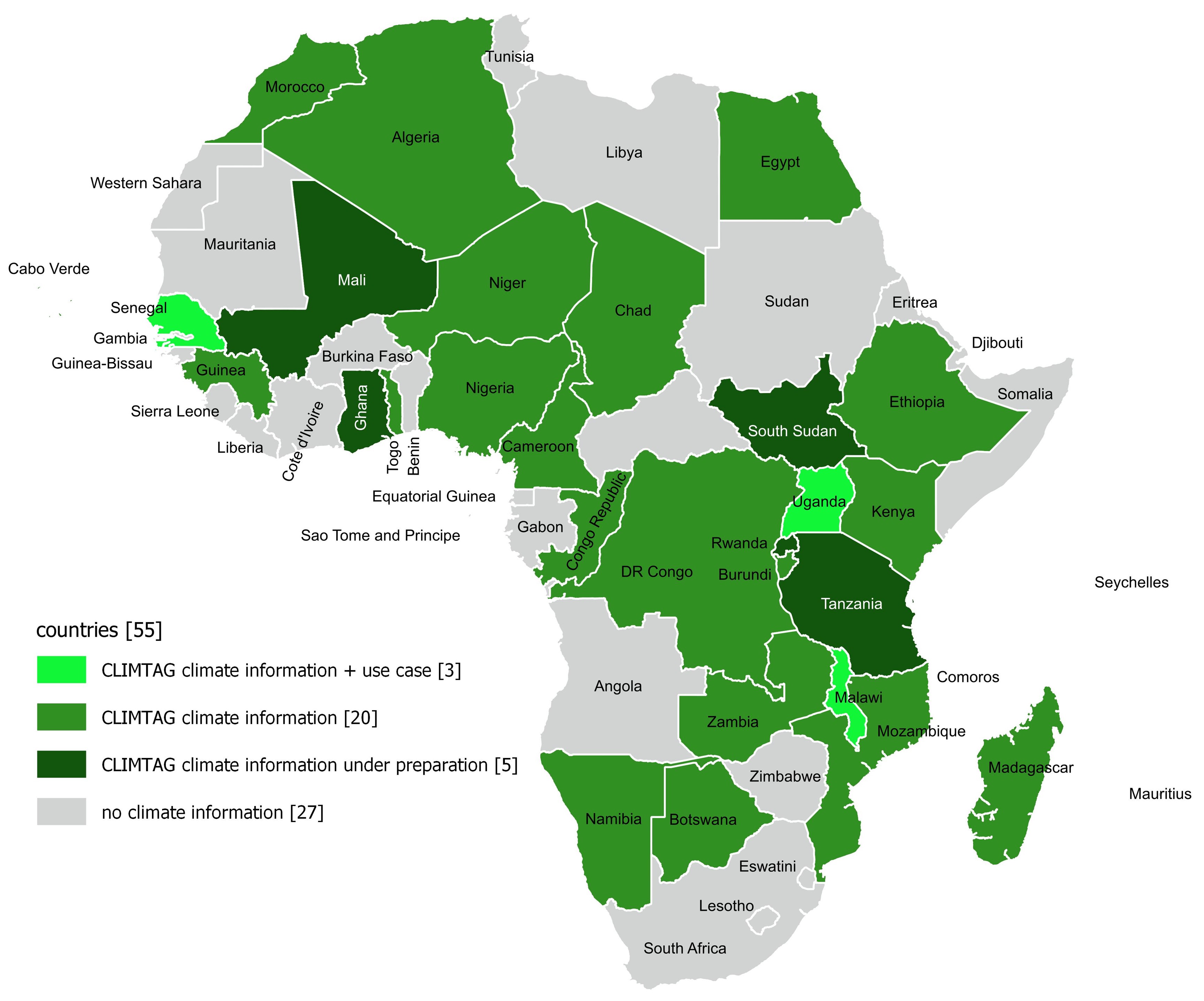 KLIMPALA CLIMTAG climate information map Africa
