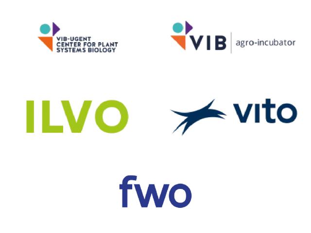 CLIMTAG partner and sponsor logos: VIB-UGent Center for Plant Systems Biology, VIB Agro-Incubator, LVO, VITO, FWO