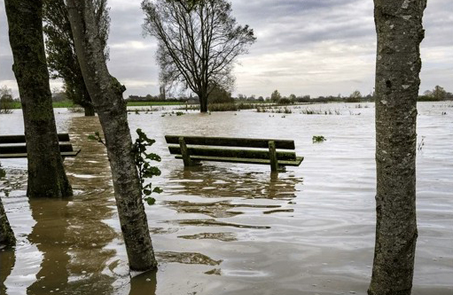 Belgian Climate Risk Assessment (BCRA) - flooded landscape